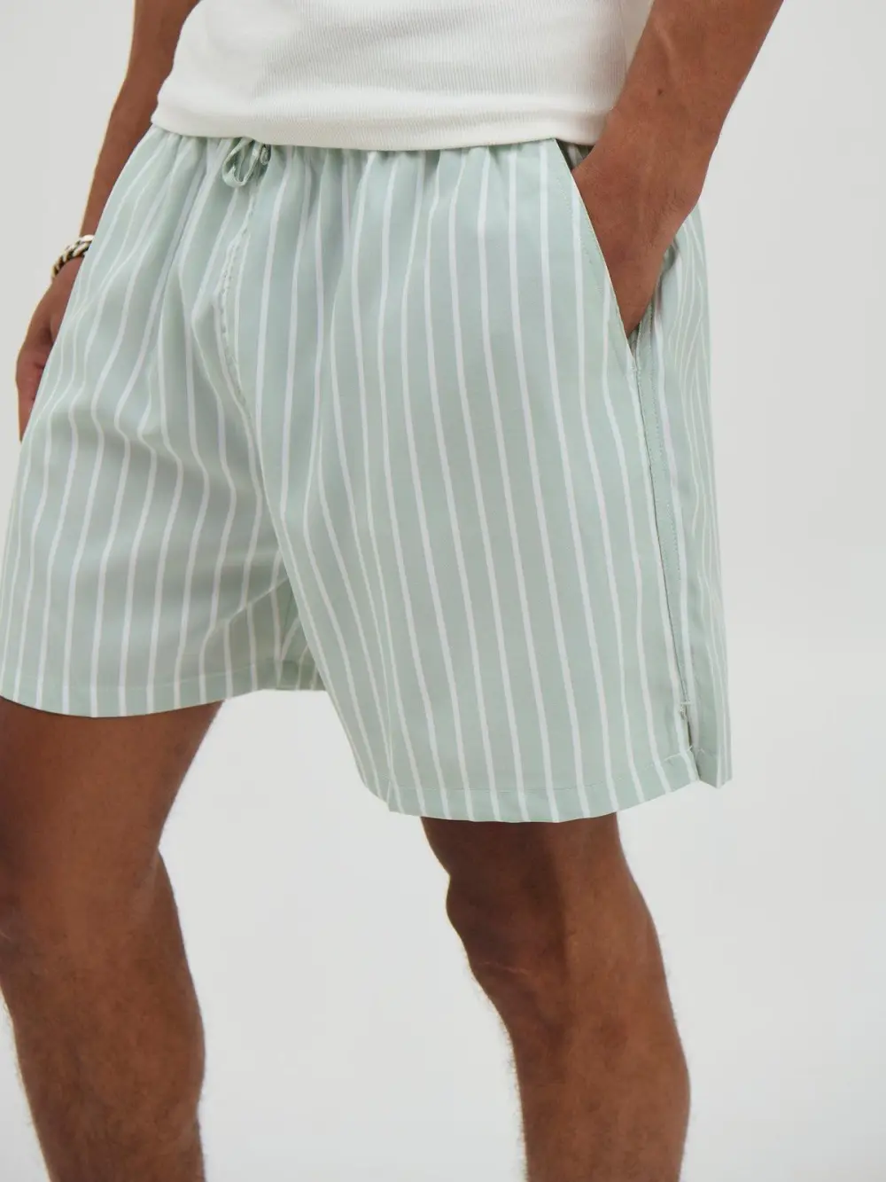 Casual And Daily Comfortable Daily Meo Mint Shorts