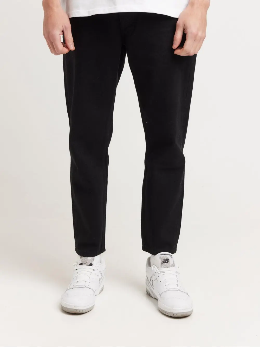 Simple And Soft Daily Comfortable Black Denim