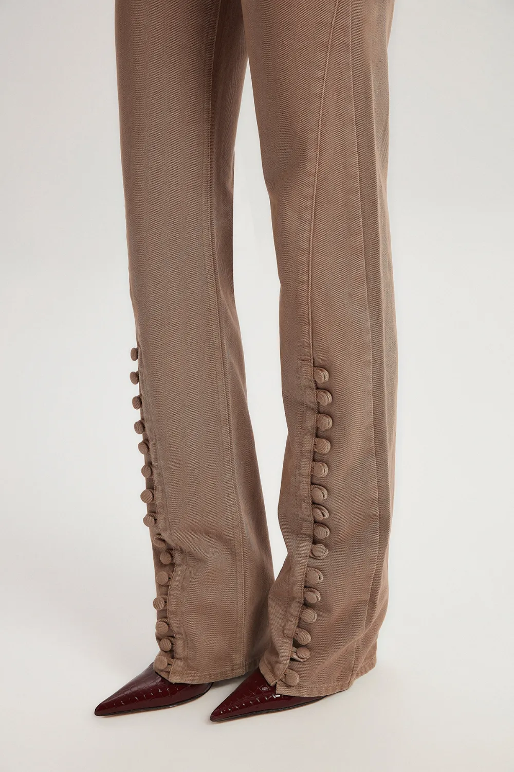 Denim Pants-Mocha