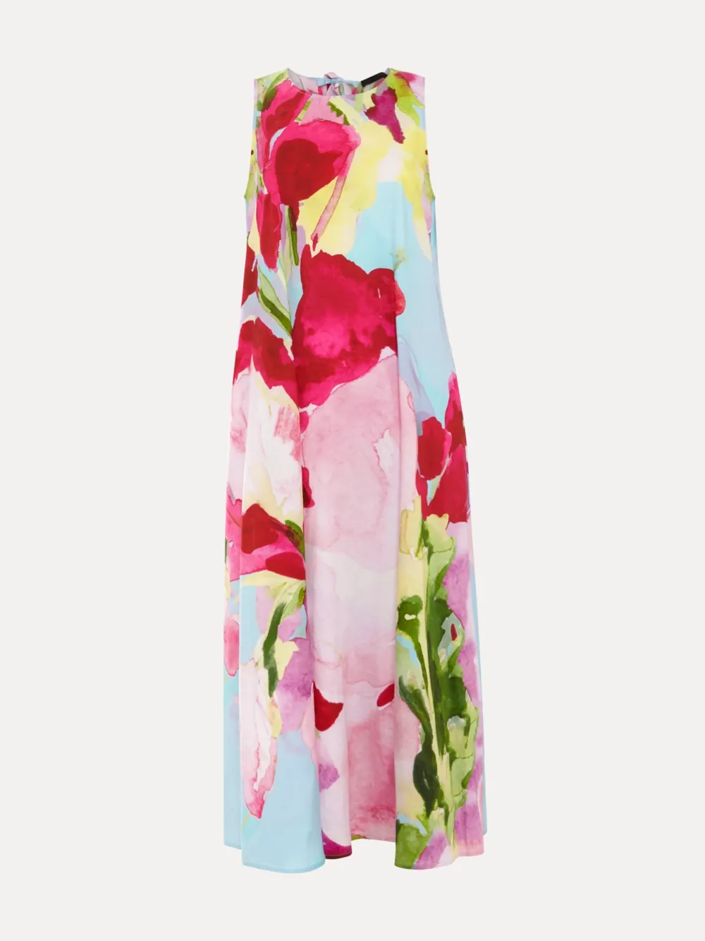 Leila Cotton Floral Midi Dress