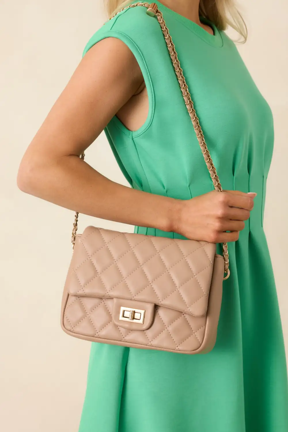Graceful Quilted Handbag