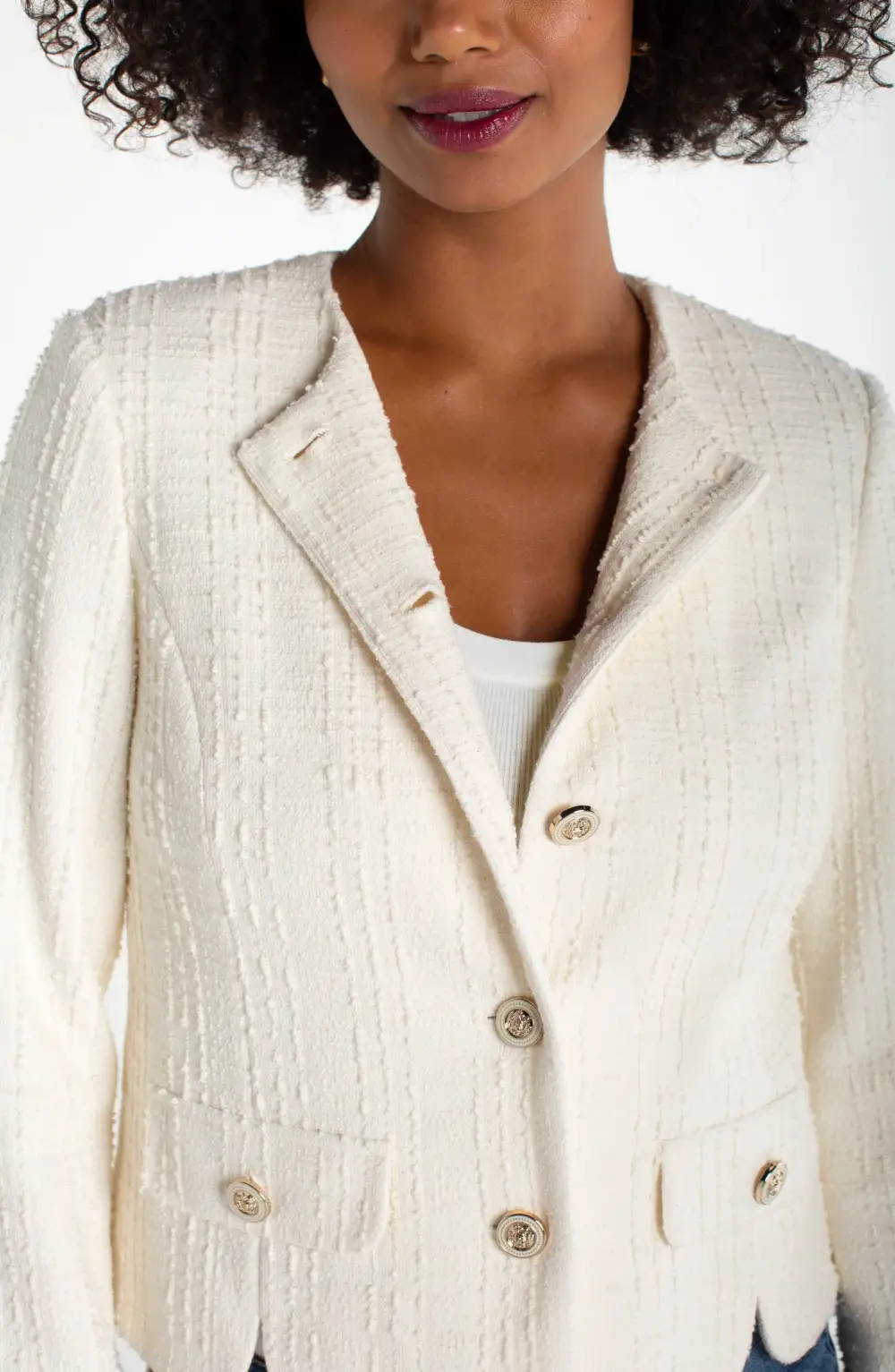 Zip Front Faux Leather Jacket