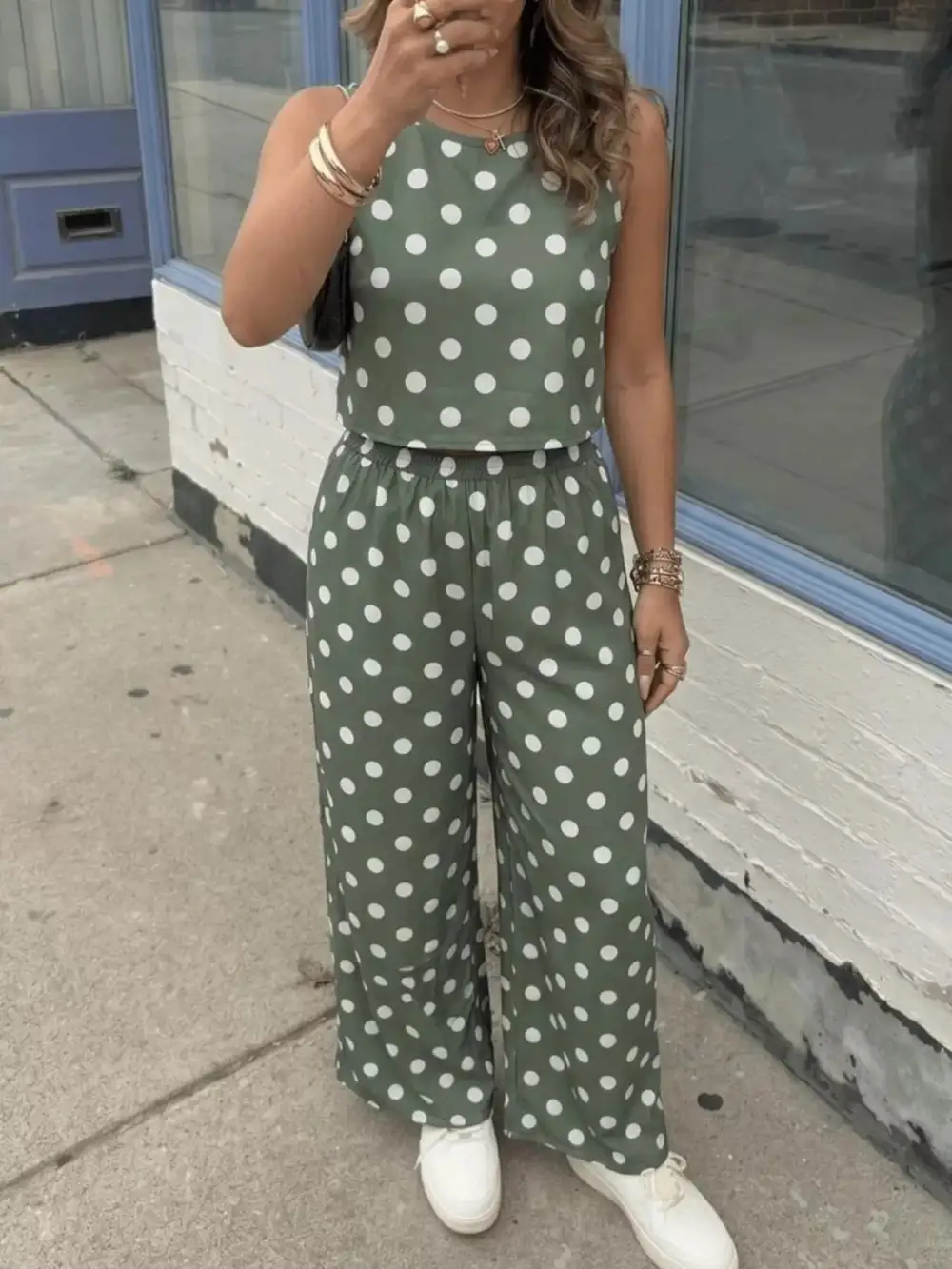 Everyday Wide Leg Sleeveless Jumpsuit
