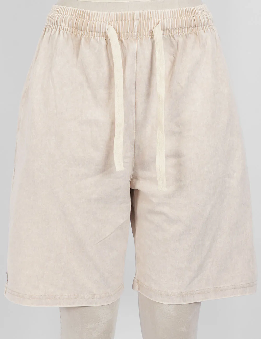 Vintage Washed Elastic Wide Leg Shorts