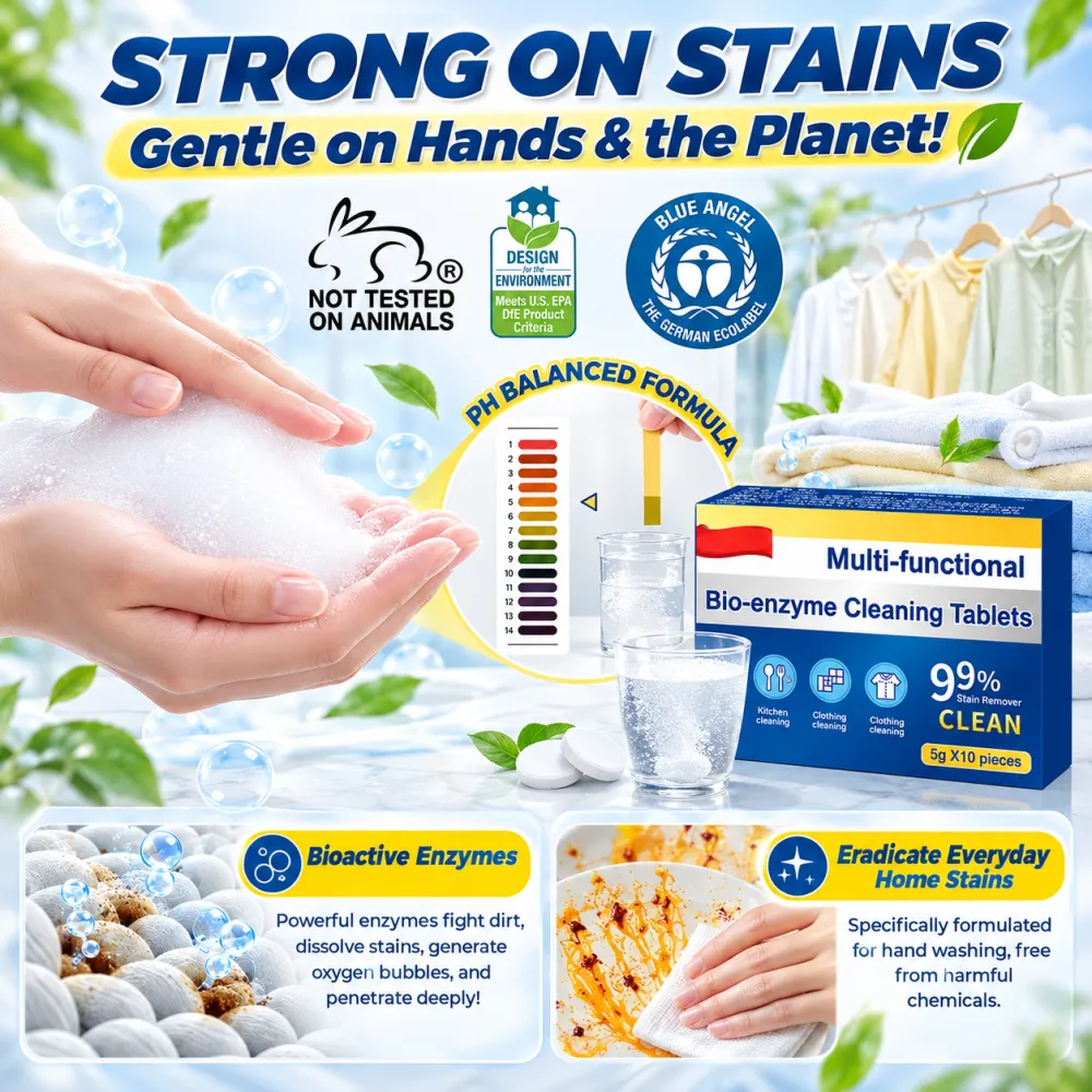 🔥Multi-Functional Bio-Enzyme Cleaning Tablets