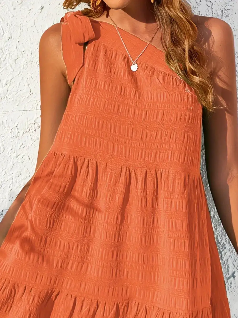 Easy Tie Waist Tie Detail Dress