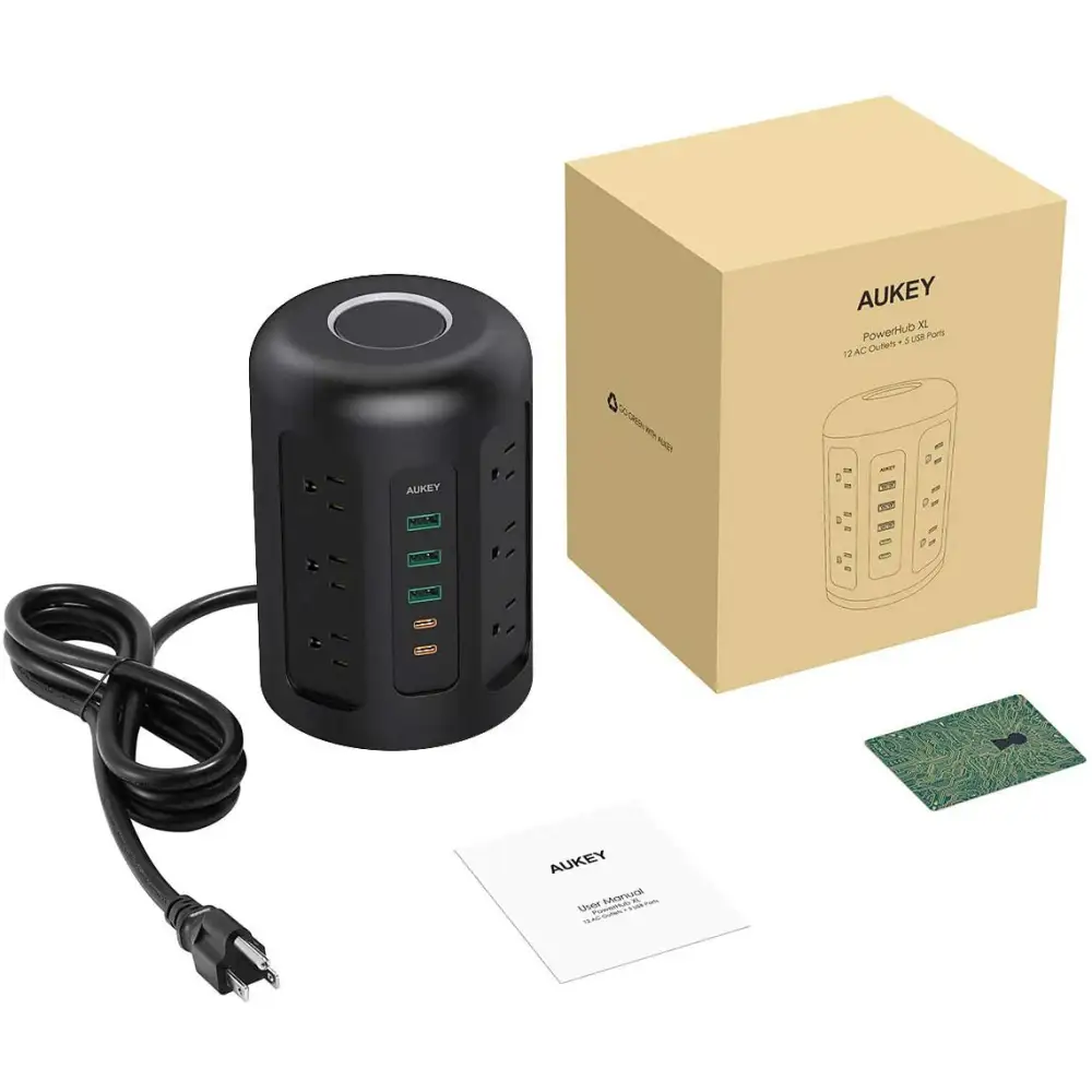 AUKEY PA-S24 Power Strip Tower XL