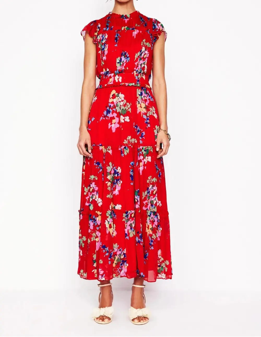 Crew Neck Elegant Style Dress