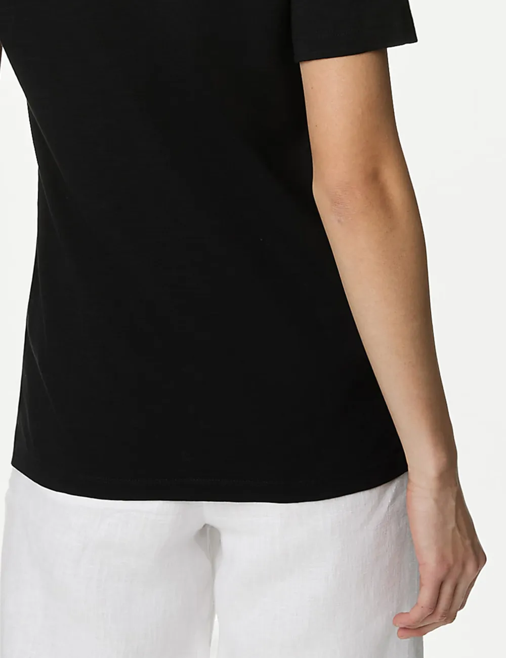 Pure Cotton V-Neck Relaxed T-Shirts
