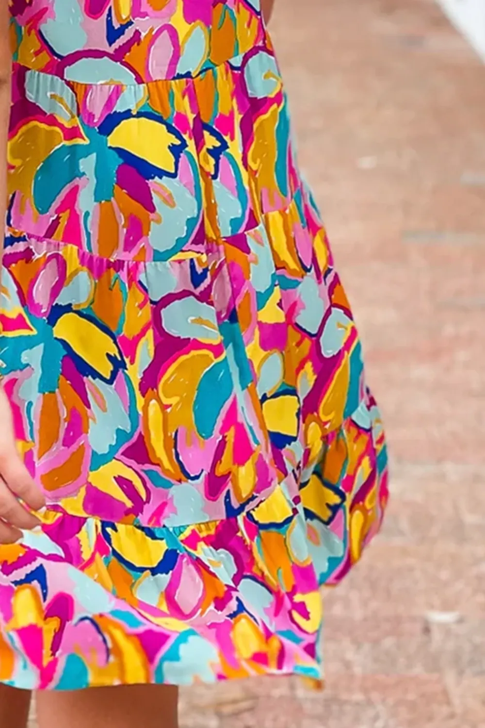 Floral Short Holiday Dress