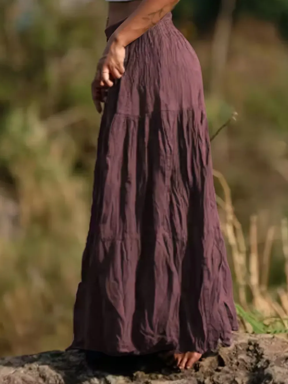 Tiered Ed Maxi Skirt