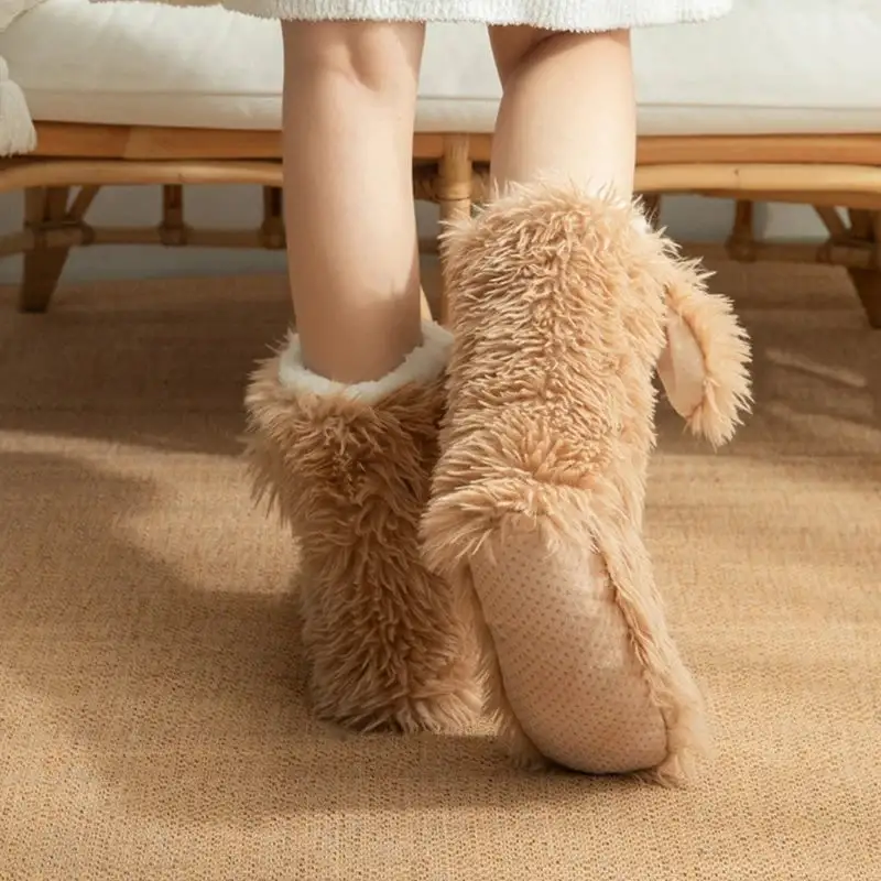 Winter Lamb Wool Floor Socks