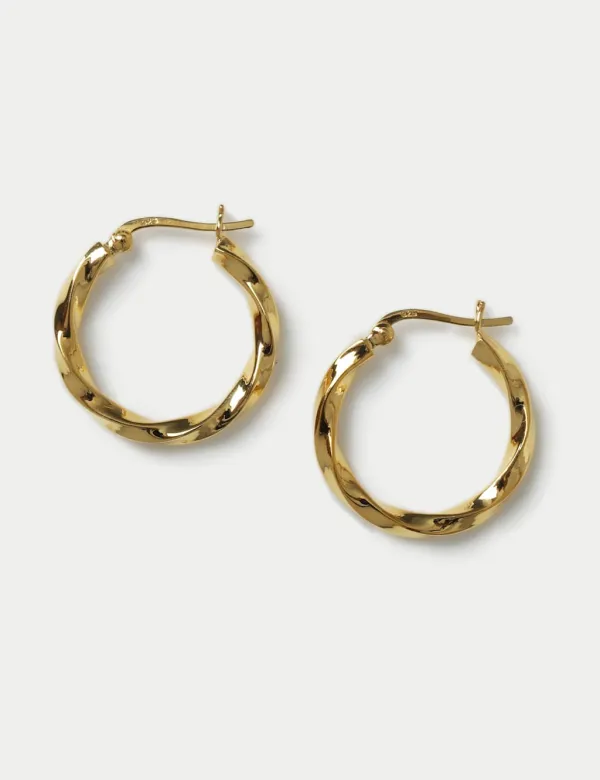 Twist Hoop Earrings