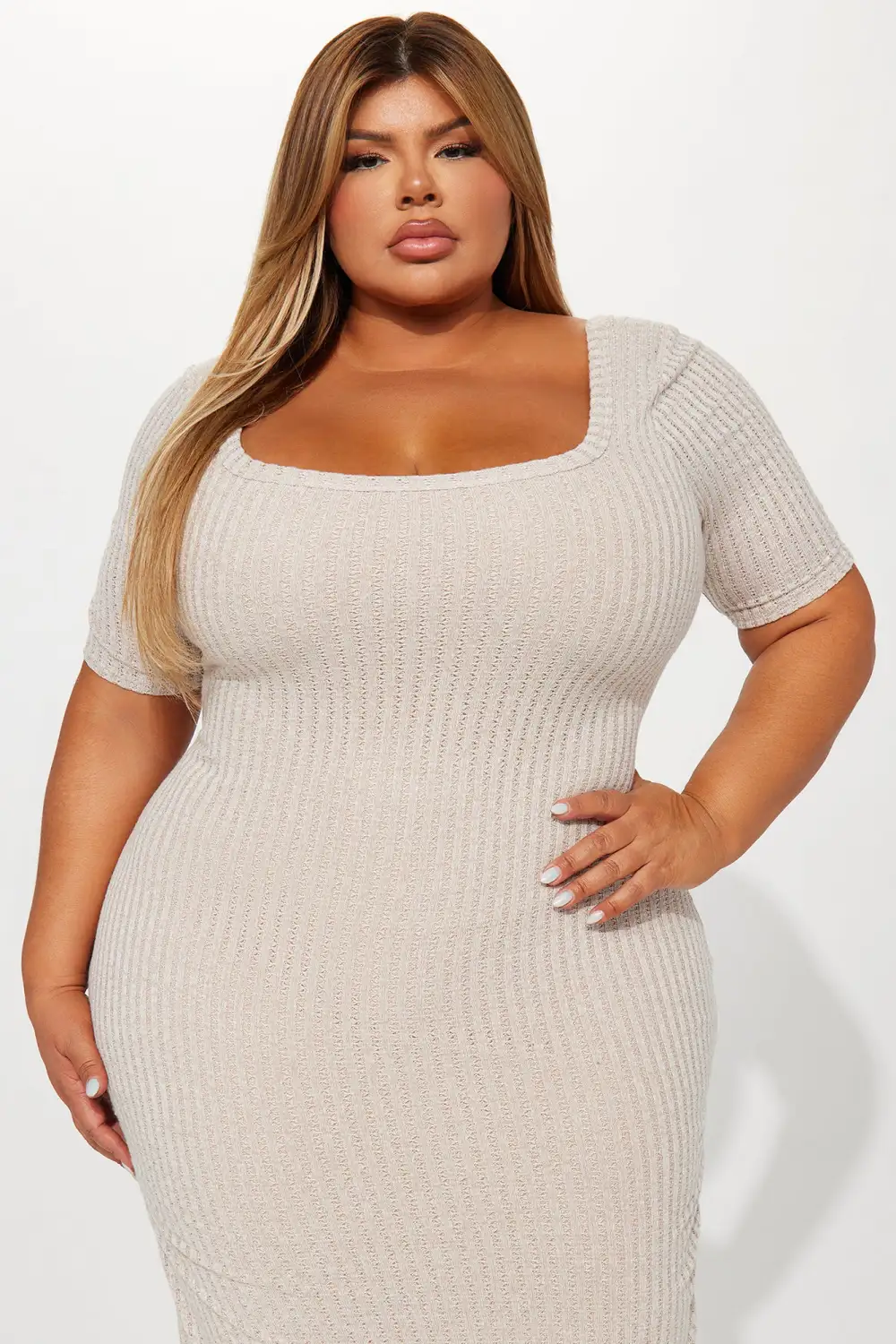 Janice Maxi Dress - Taupe