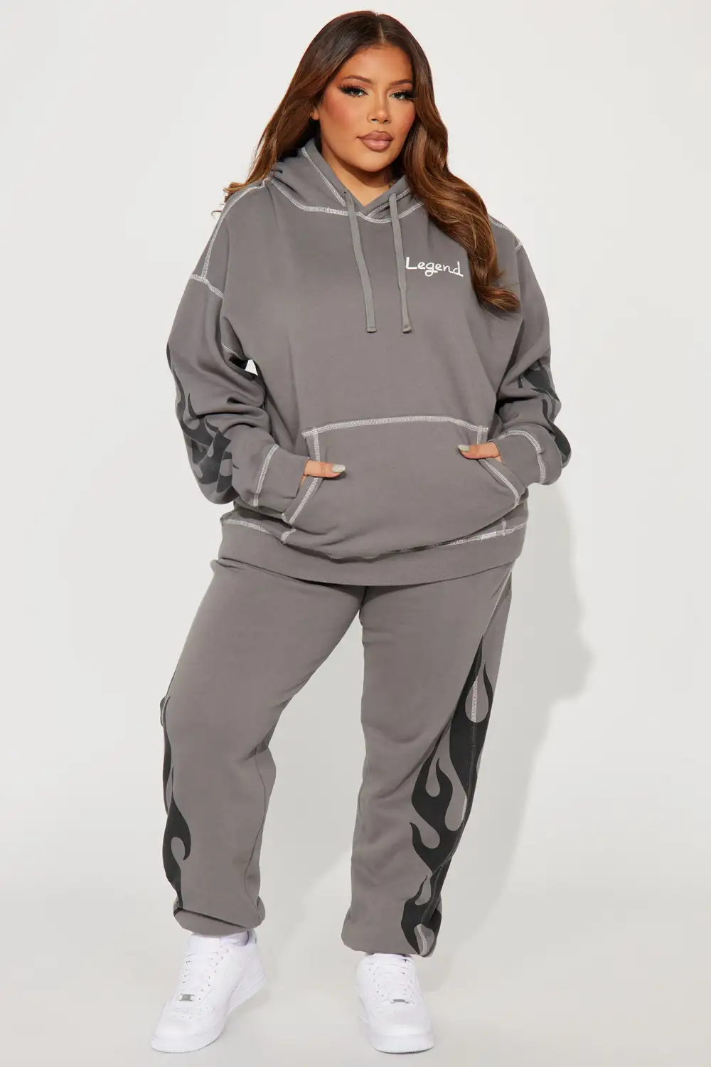 Legend Life Sweatsuit  - Grey