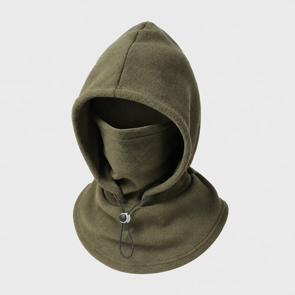 3-in-1 Winter Fleece Balaclava Hood - Warm Face, Ear & Neck Cover