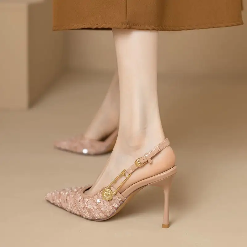 Buckle Strap Stiletto Heels