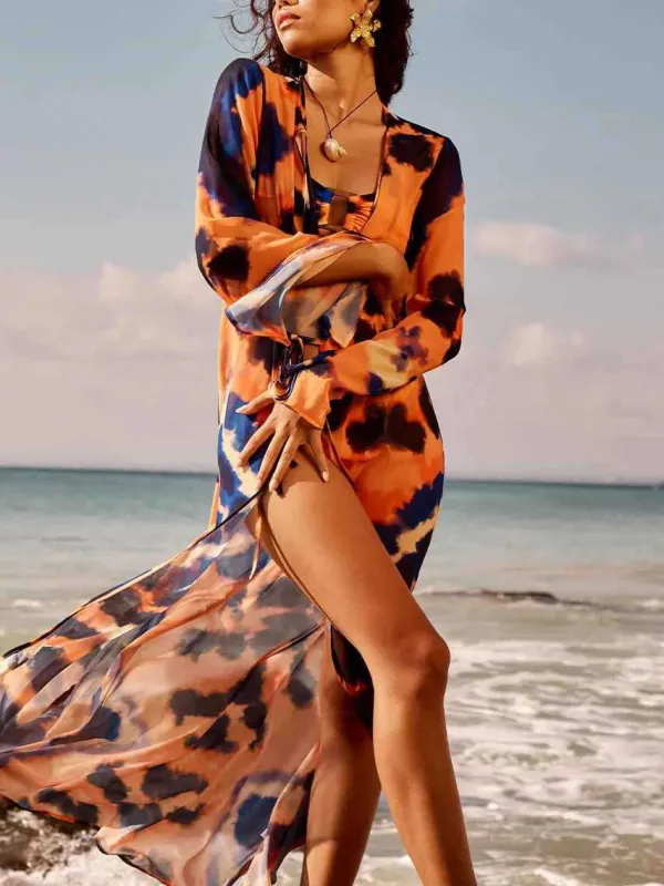 Women’s Smudge Smudge Print Sleek One-Piece Swimsuit