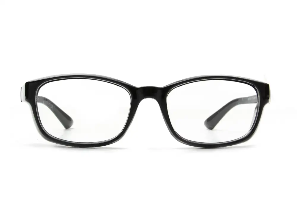 Smooth Glossy Rectangle Frame Sunglasses