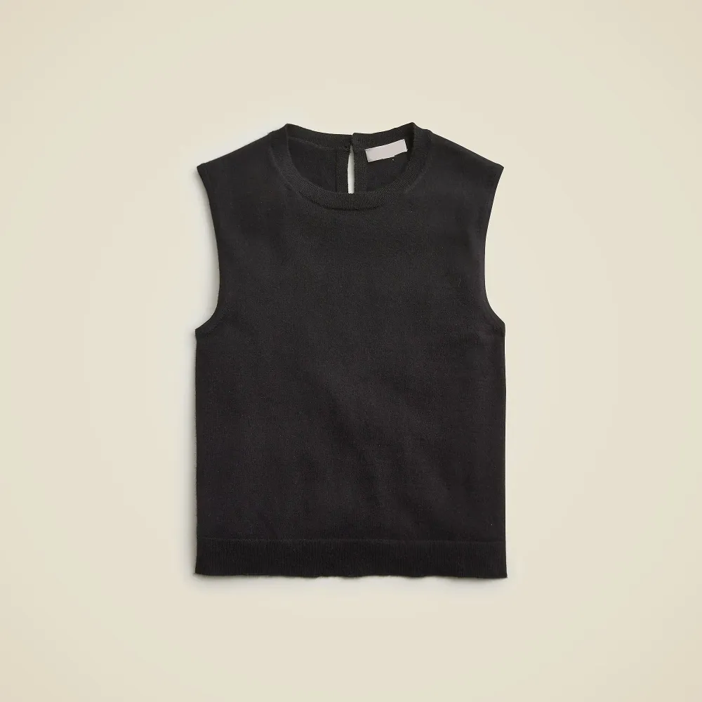 Cashmere-Blend Cropped Tops