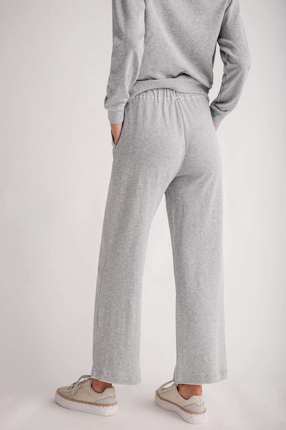 Z Supply Huntington French Terry Sweatpants - classic heather grey