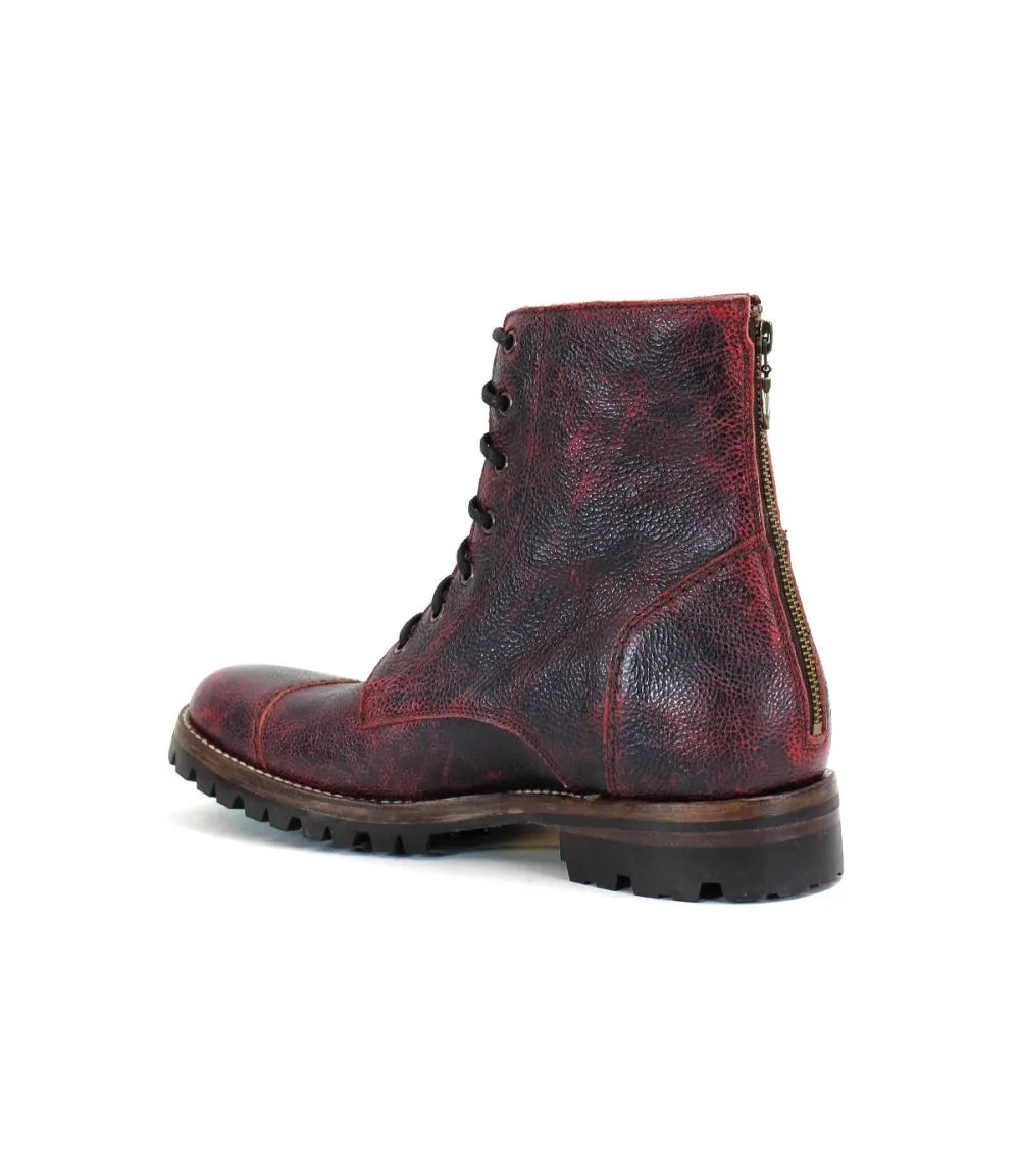 Lug Sole Back Zip Welted Rugged Ankle Boots