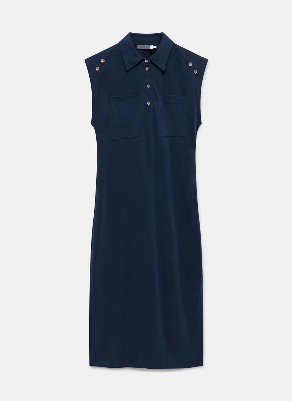 Casual Style Utility Midi Dress