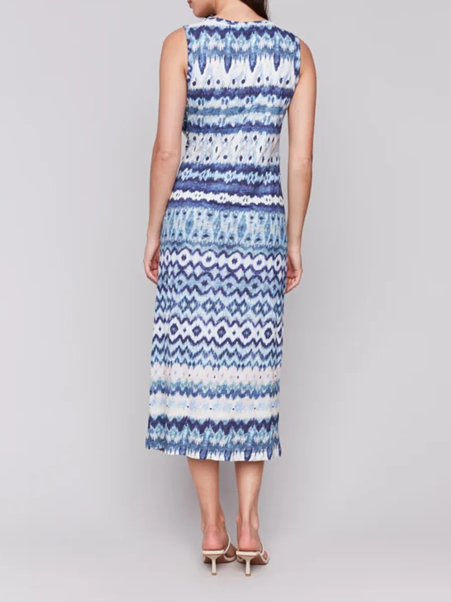 High-End Intellectual Sleeveless Dress