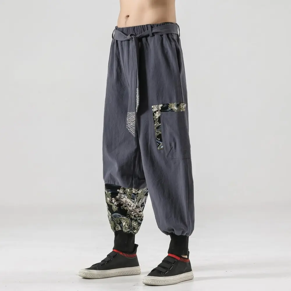 Simple Wrap Waist Pants