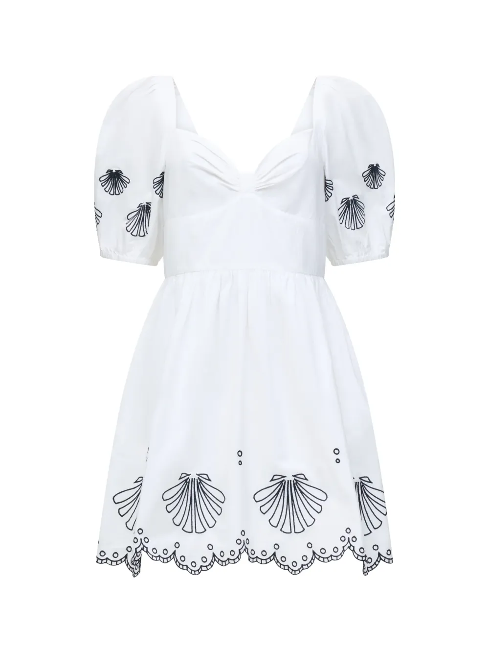 Versatile Retro Embroidered Print Dress