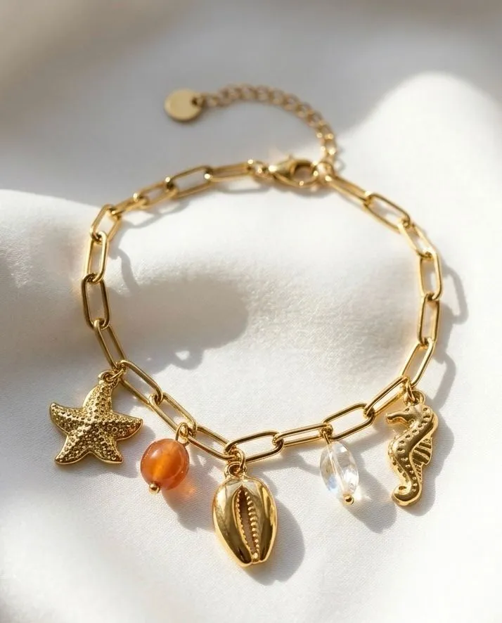 Bohemian Stainless Steel Coastal Fashion Bracelet