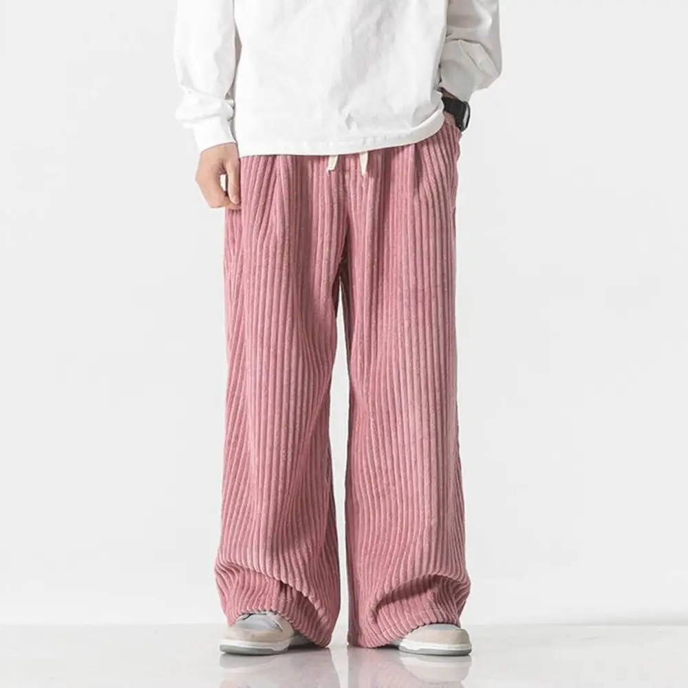 Textured Corduroy Wide Pants