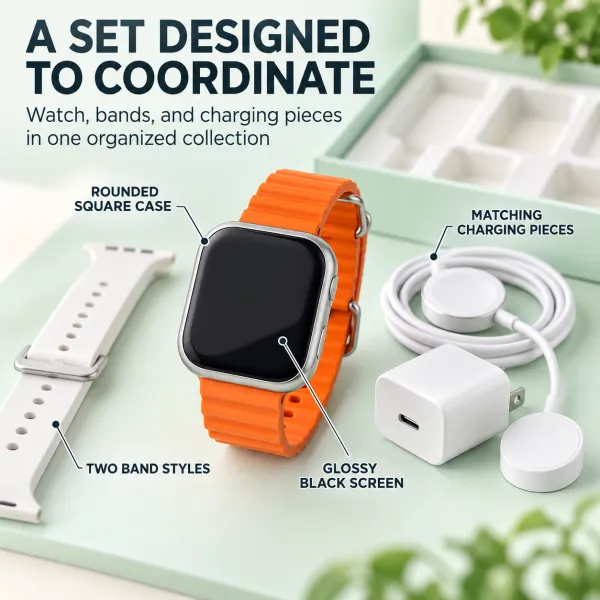 Digital Electronics Bundle (Headphones, Watch, Charging Devices)
