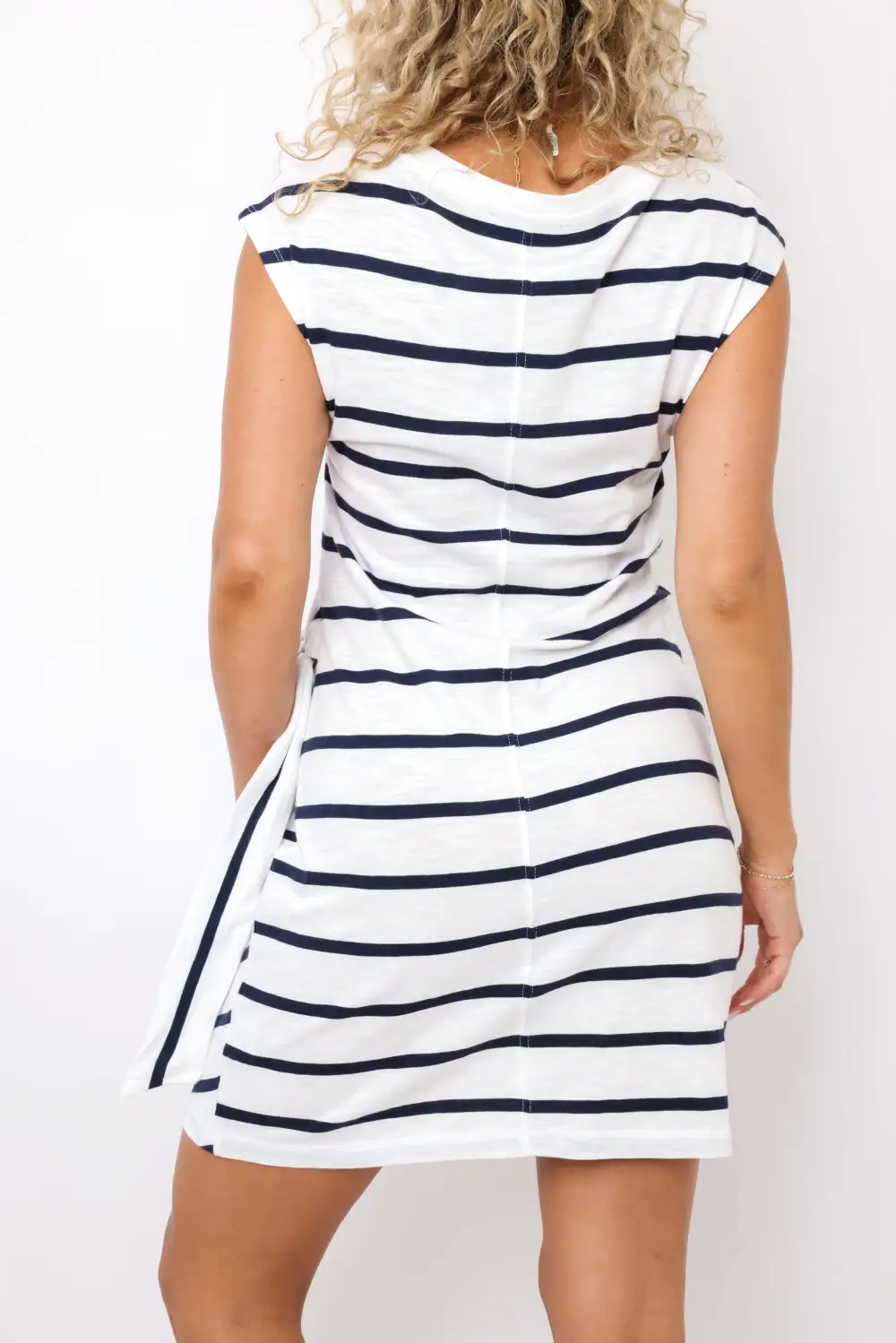 Side Tie T-Shirt Mini Dress