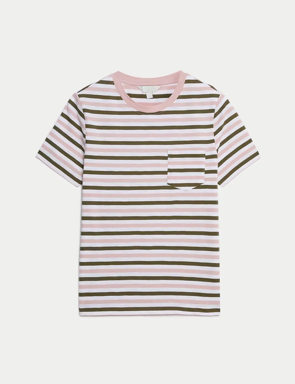 Pure Cotton Striped T-Shirt