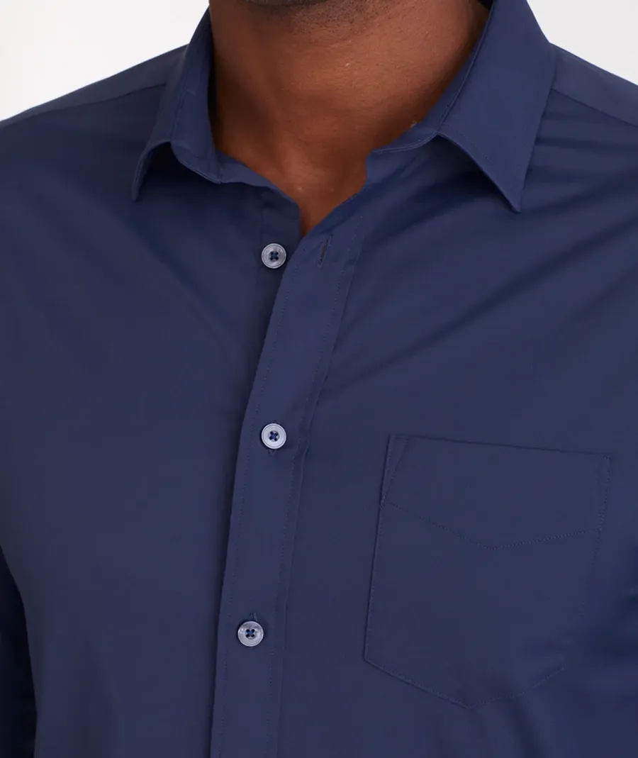 Men's Navy Blue Blouse