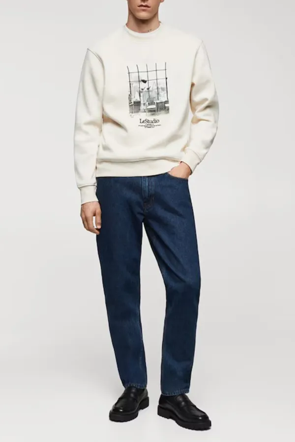 Printed Picture Sweatshirt