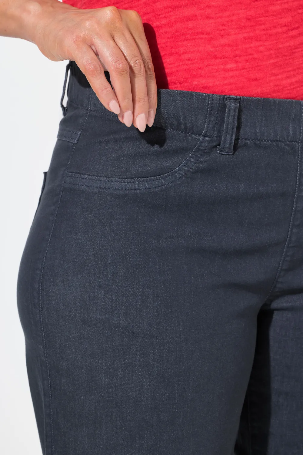 Solid Color Bell Bottom Jeans