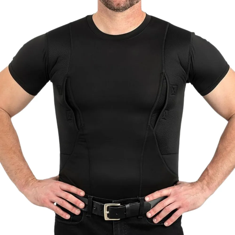 Concealed Carry Tactical Stretch T-Shirt
