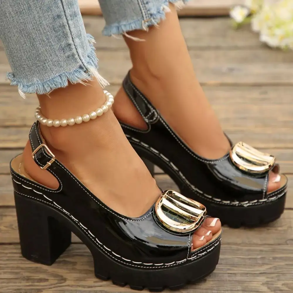 Heels Block Heel Sandals