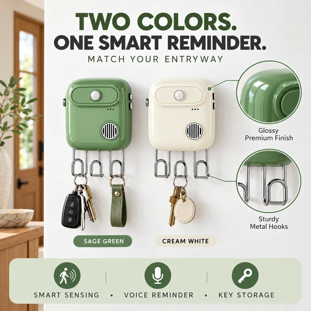 Smart Voice Recording Wall-Mounted Key Holder