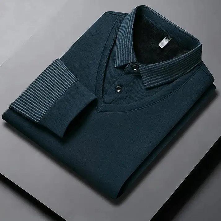 Men's velvet shirt