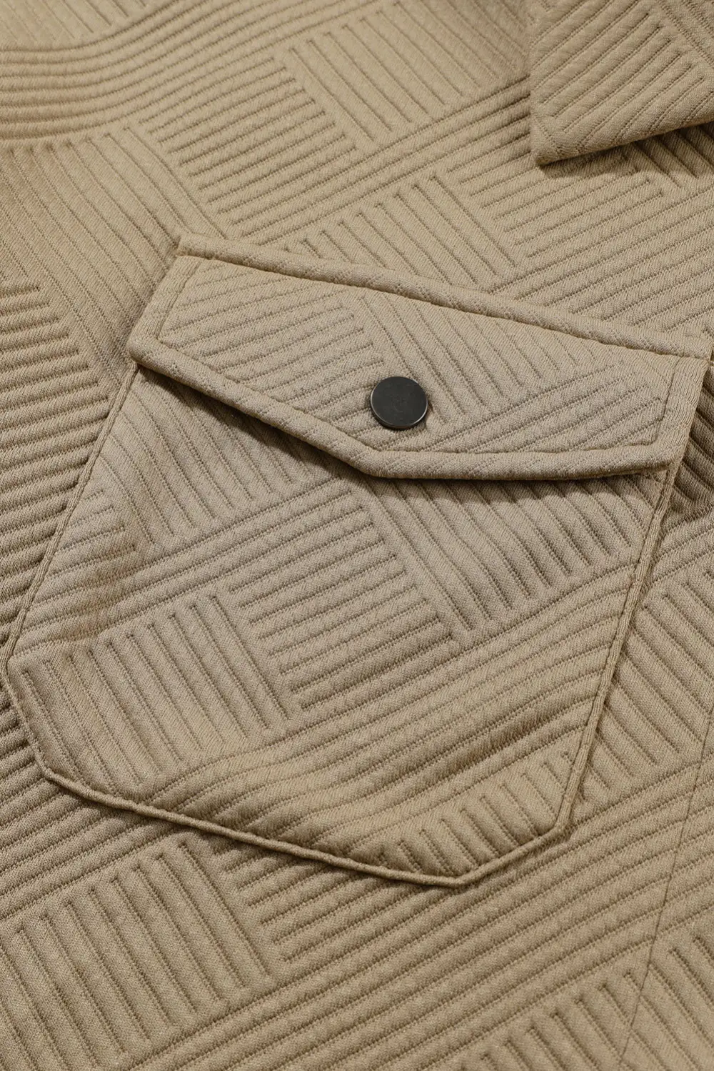 Everyday Pocket Flap Pocket Button Front Shacket