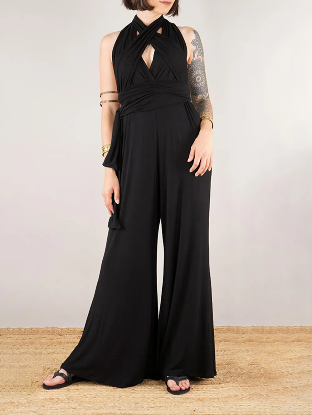 Cross Back Jumpsuit