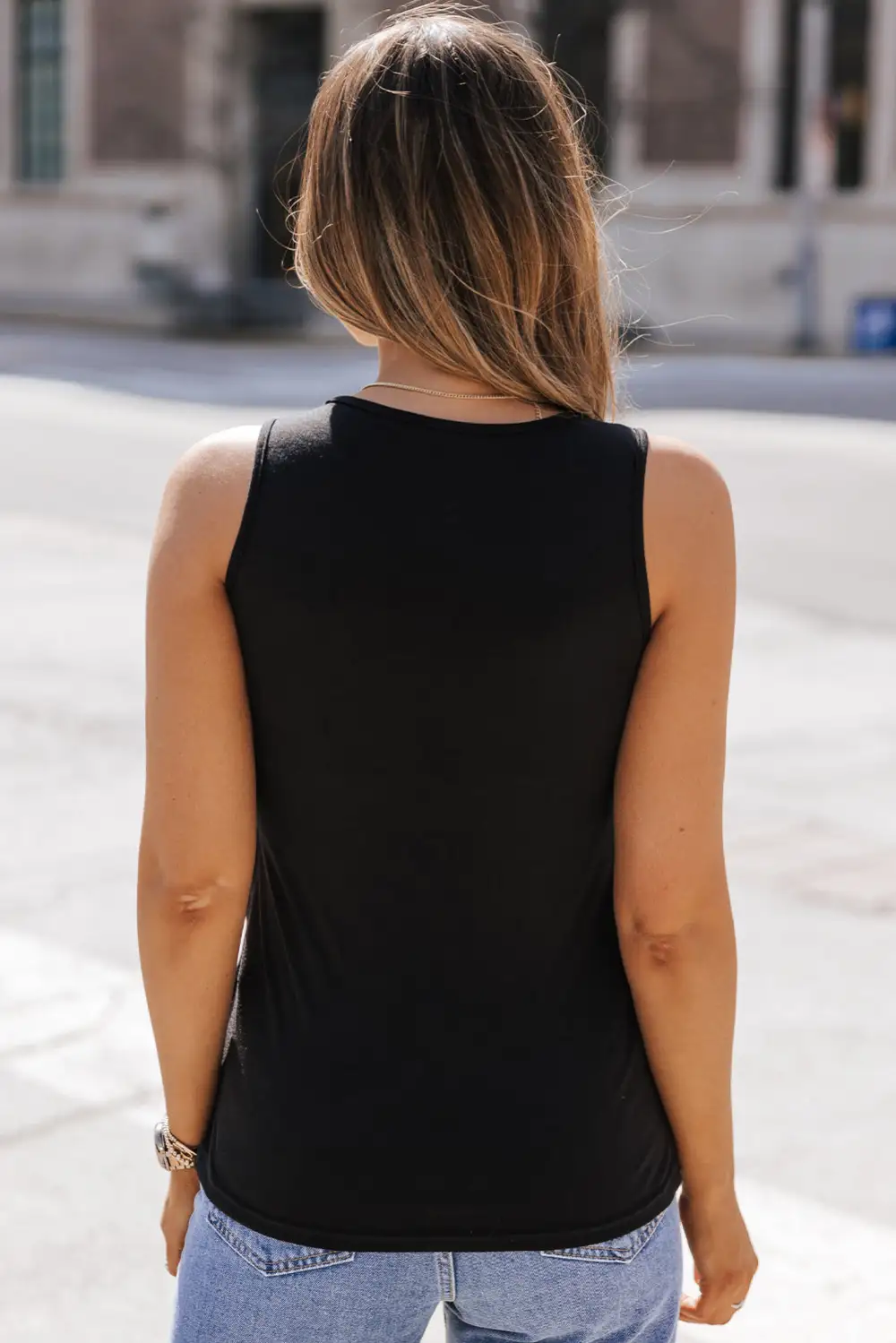 Leopard Ruched Fake Layered Tank Top