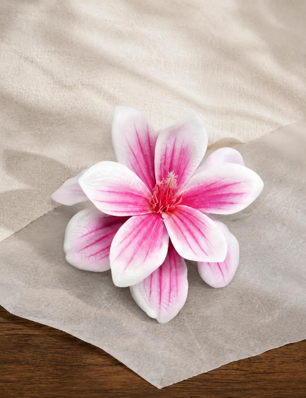 Classic Plumeria Flower Hair Clip