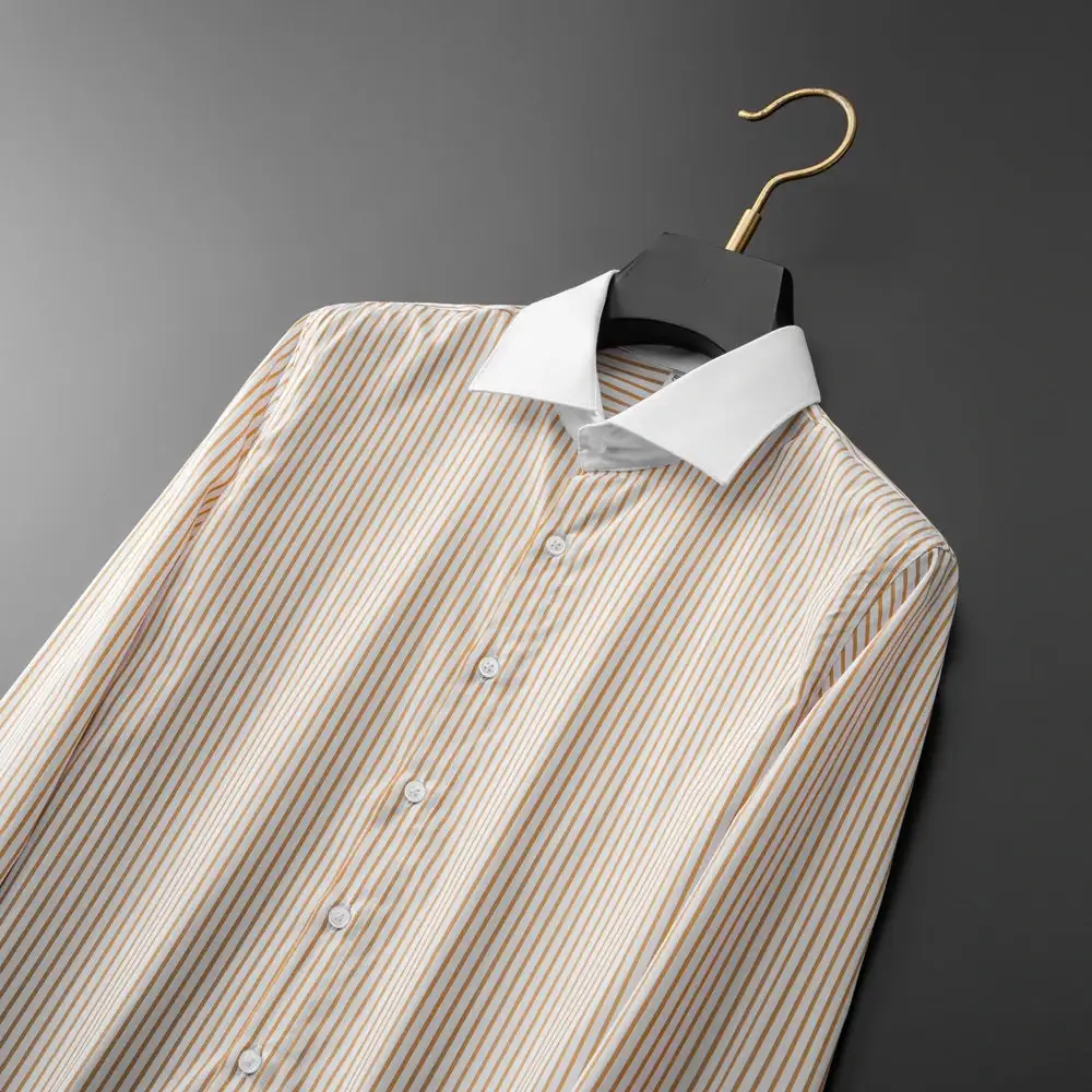 Pinstripe Dress Button Shirt