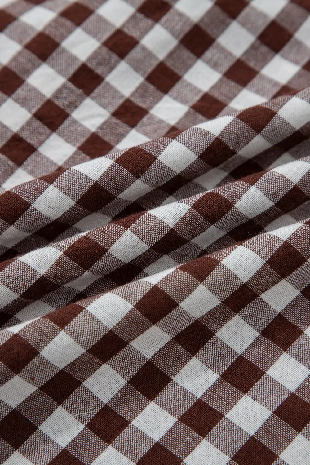 Plaid Zip Front Midi Dress