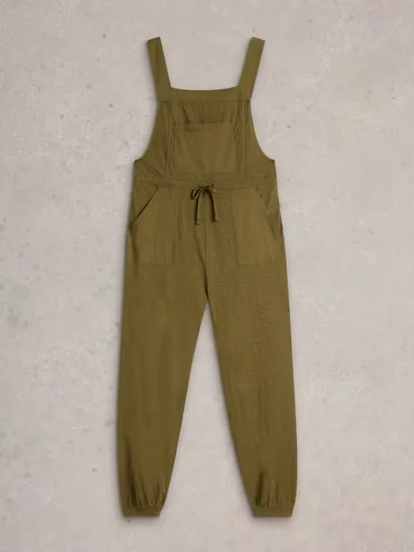 Casual Style Jersey Dungaree
