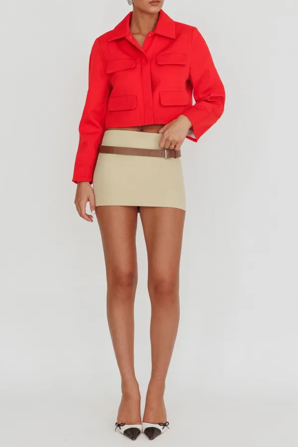 Casual All-Match Solid Color Commuter Style Women's Jacket